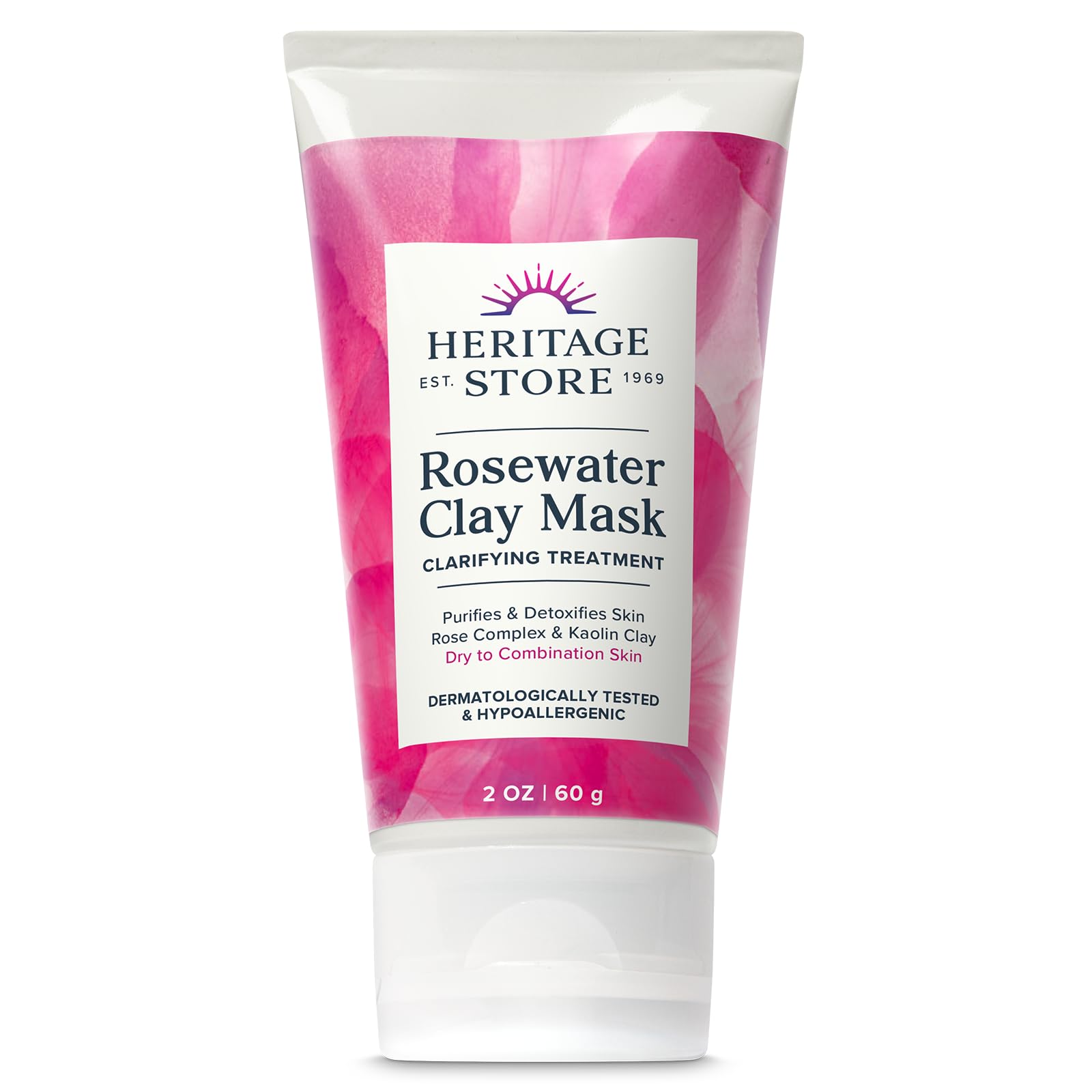 Foto 2 pulgar | Mascarilla Facial Heritage Store Rosewater Clay 60 Ml Dry Combination - Venta Internacional.