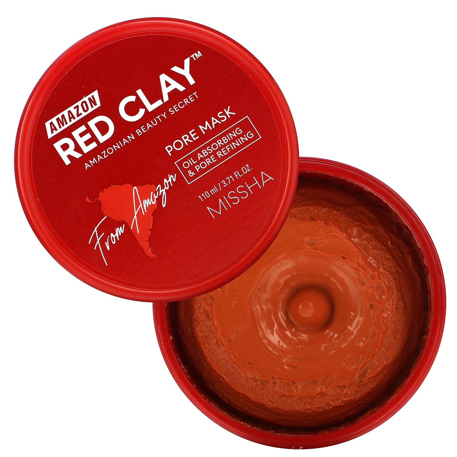 Foto 5 pulgar | Mascarilla De Belleza Para Poros Missha Amazon Red Clay 110 Ml - Venta Internacional.