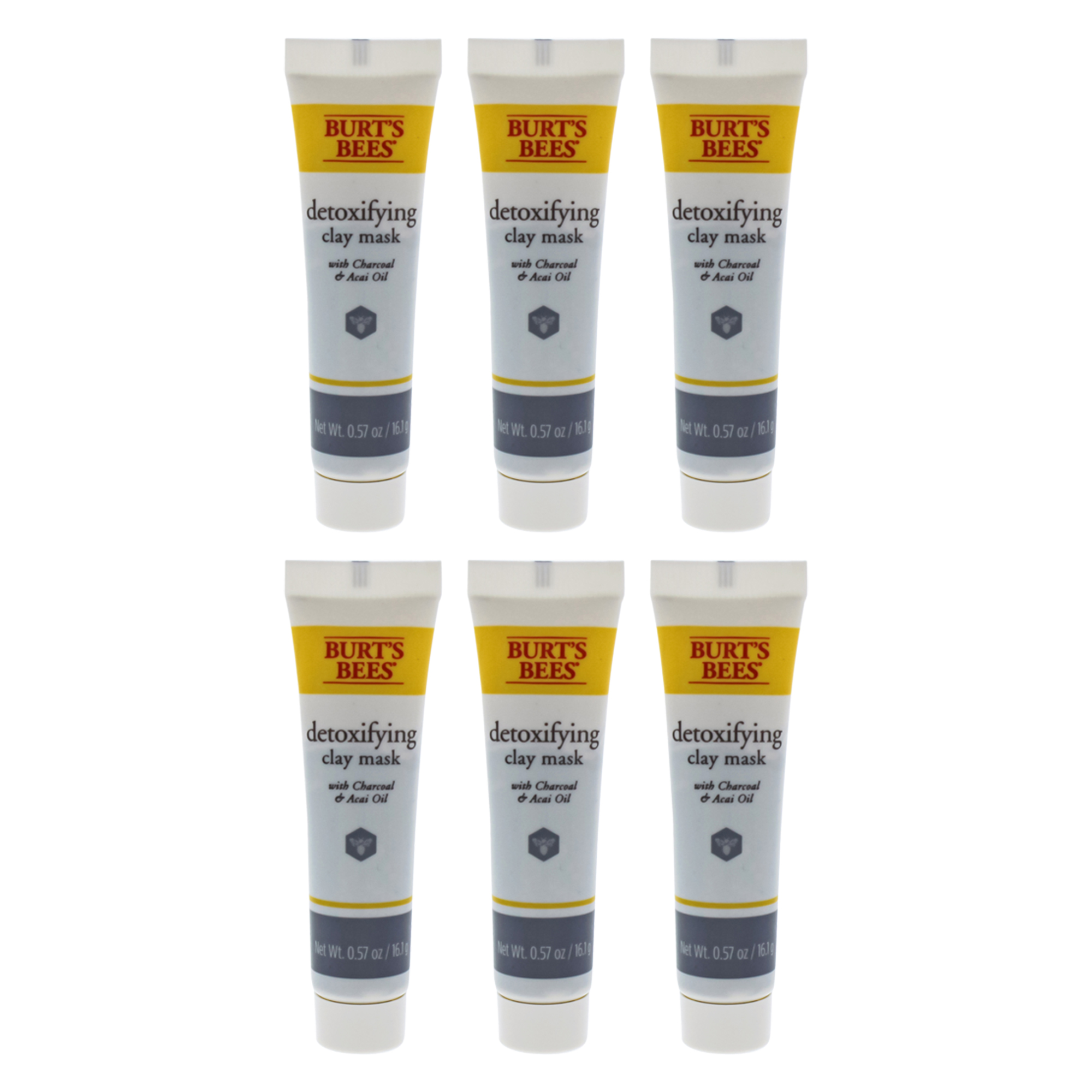 Foto 2 | Mascarilla Desintoxicante De Arcilla Burts Bees  Paquete De 6 - Venta Internacional.