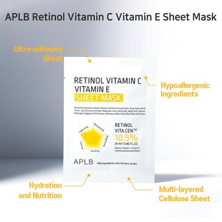 Foto 6 | Mascarilla Aplb Retinol Vita Cen™ 10 5% Con Vitamina C Y E 10 Unidades - Venta Internacional.