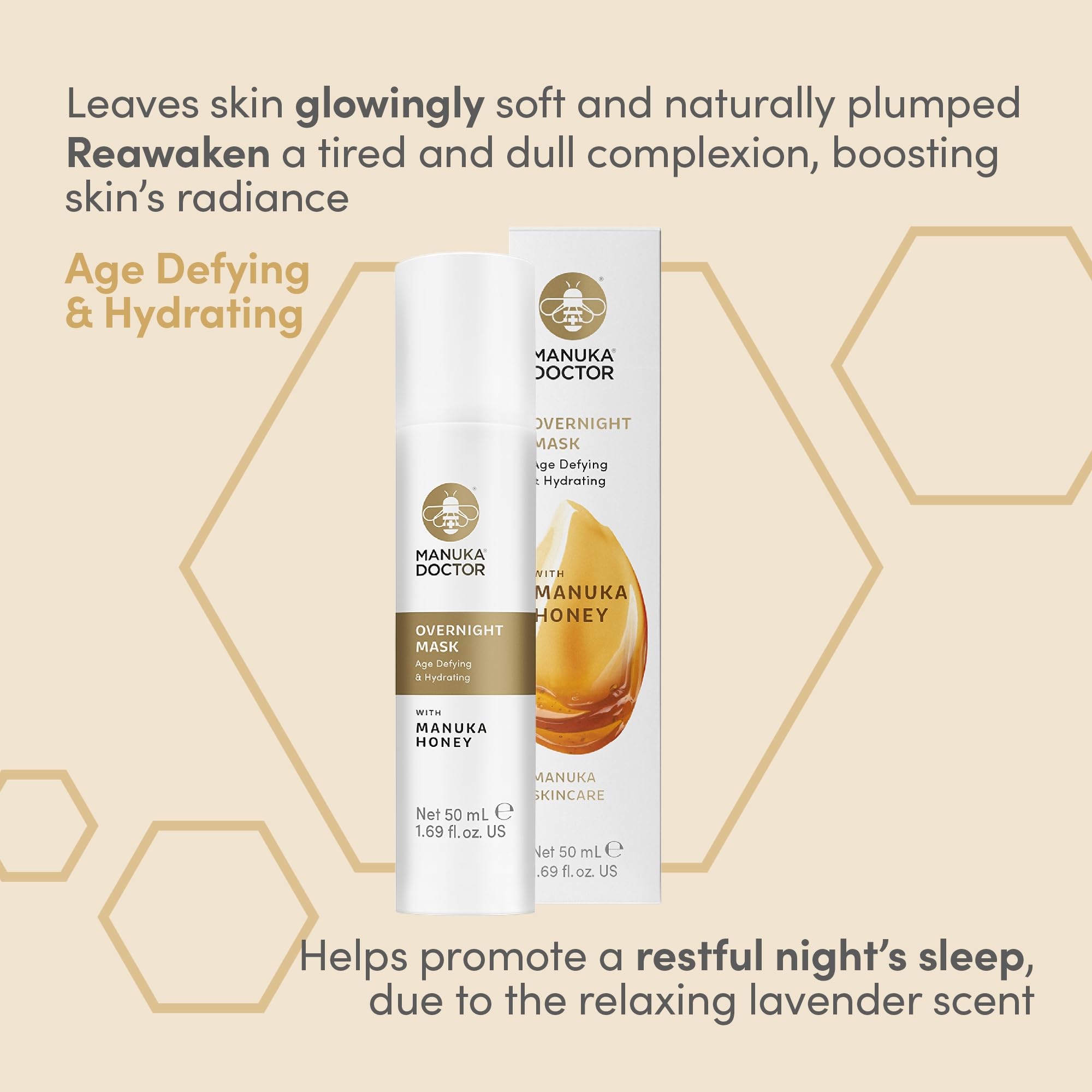 Foto 3 pulgar | Máscara Nocturna Manuka Doctor  Gel Hidratante Antienvejecimiento  50 Ml - Venta Internacional.