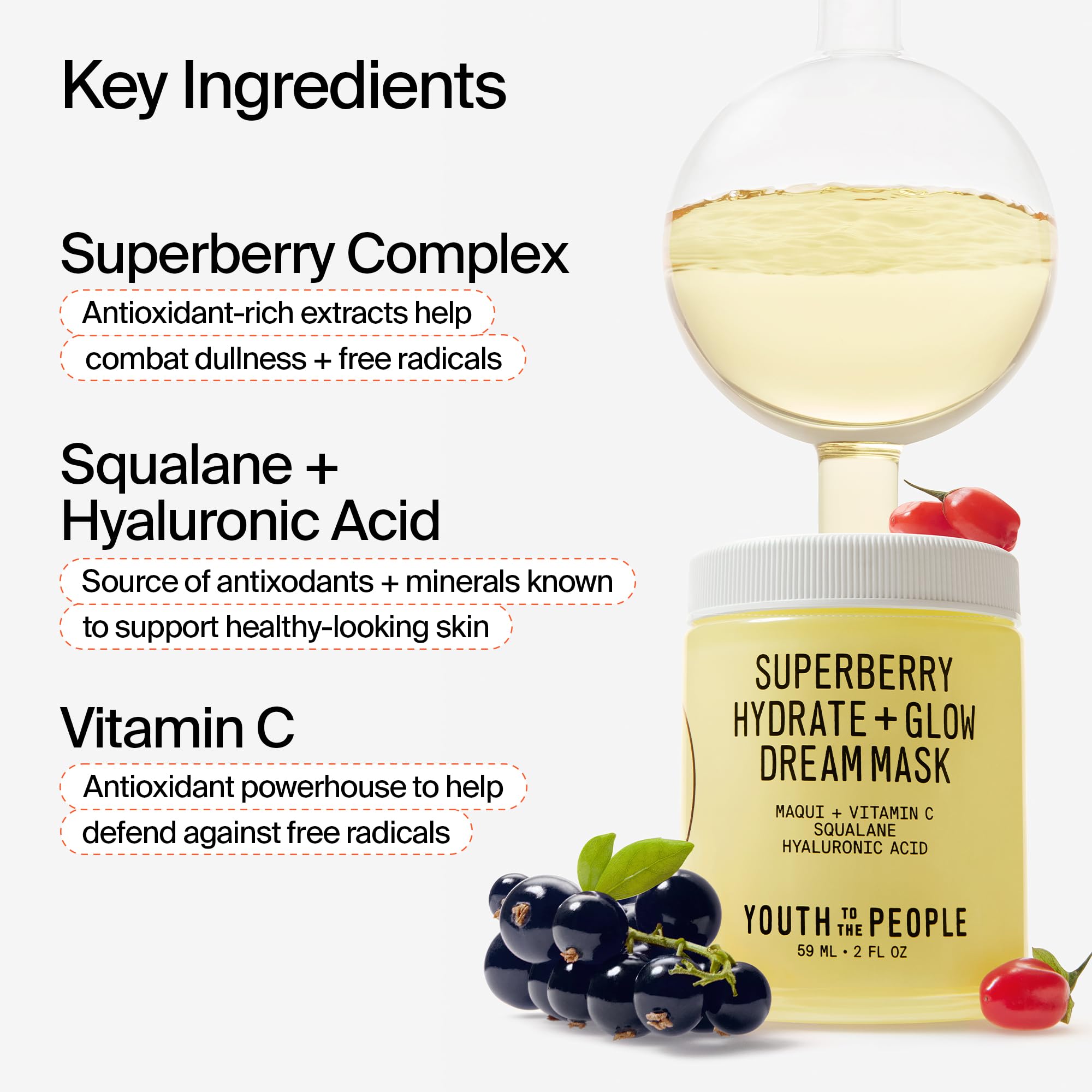 Foto 5 | Mascarilla Facial Youth To The People Superberry Glow Dream Mask - Venta Internacional.