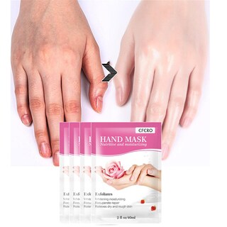 Foto 3 | Mascarilla De Manos Exfoliante Hidratante Blanca 40 Ml Huoguo - Venta Internacional.