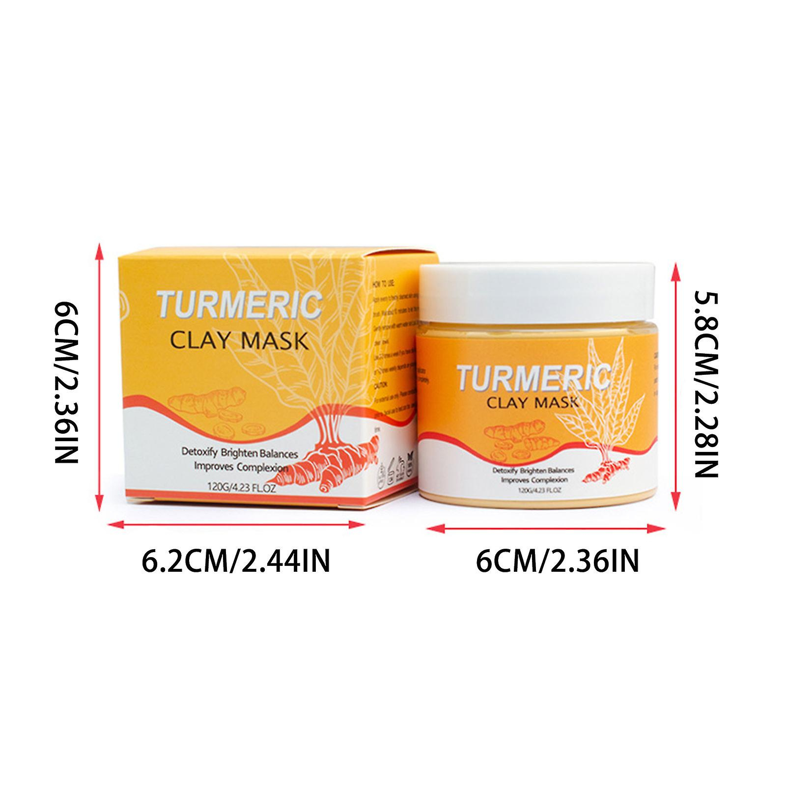 Foto 4 pulgar | Mascarilla Facial Huoguo  Lodo Nutritivo De Arcilla De Cúrcuma  120 Ml - Venta Internacional.