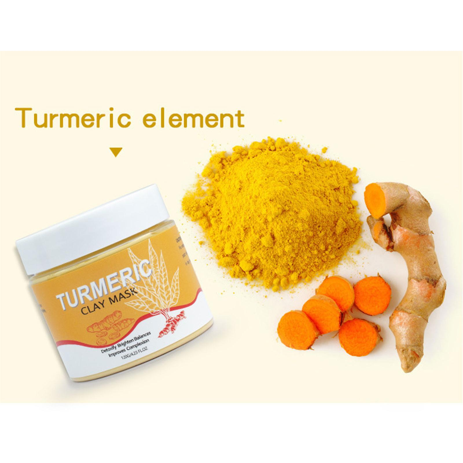 Foto 6 pulgar | Mascarilla Facial Huoguo  Lodo Nutritivo De Arcilla De Cúrcuma  120 Ml - Venta Internacional.