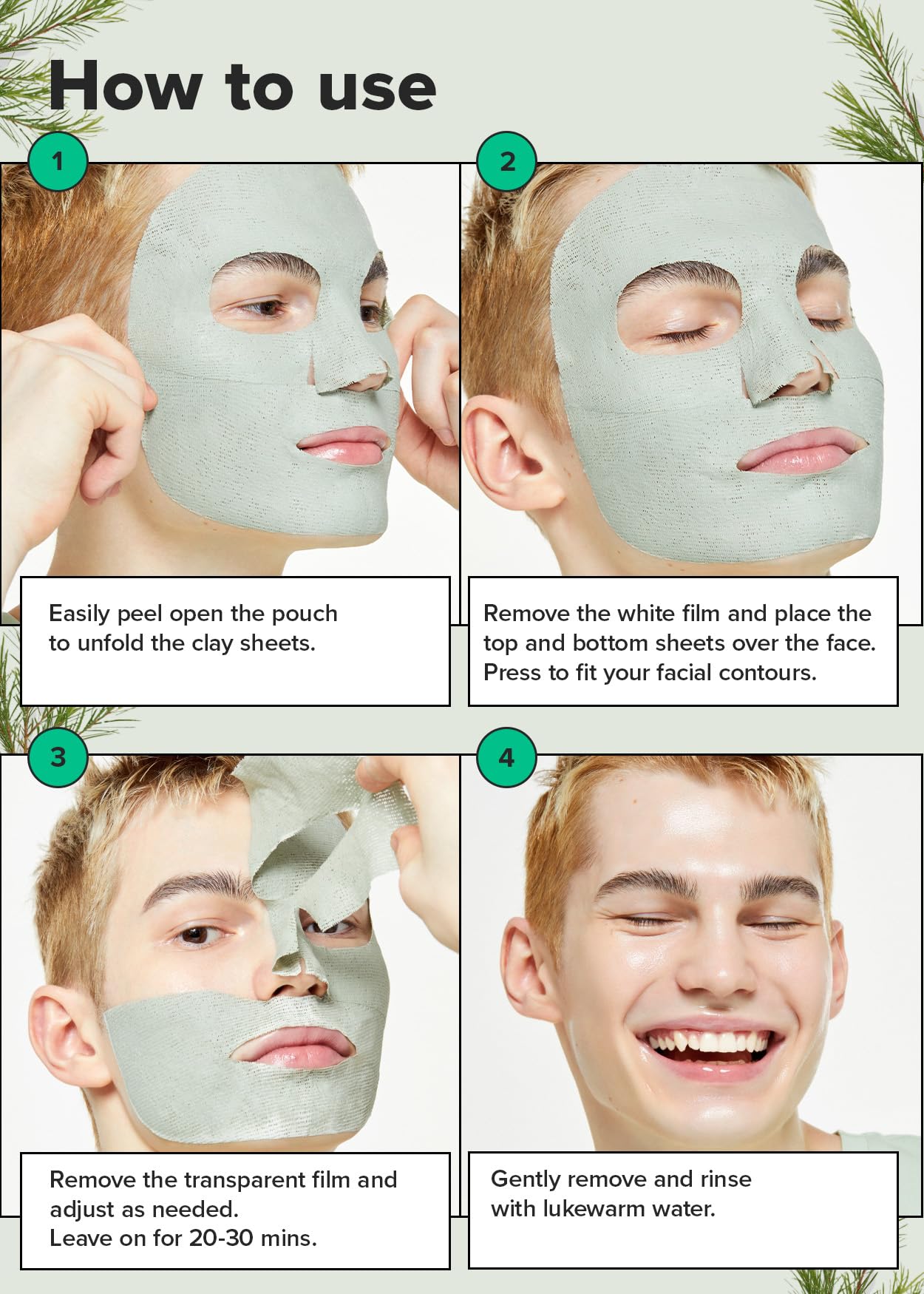 Foto 7 pulgar | Mascarilla Facial I Dew Care Here's To Clearing Clay  Paquete De 4 - Venta Internacional.