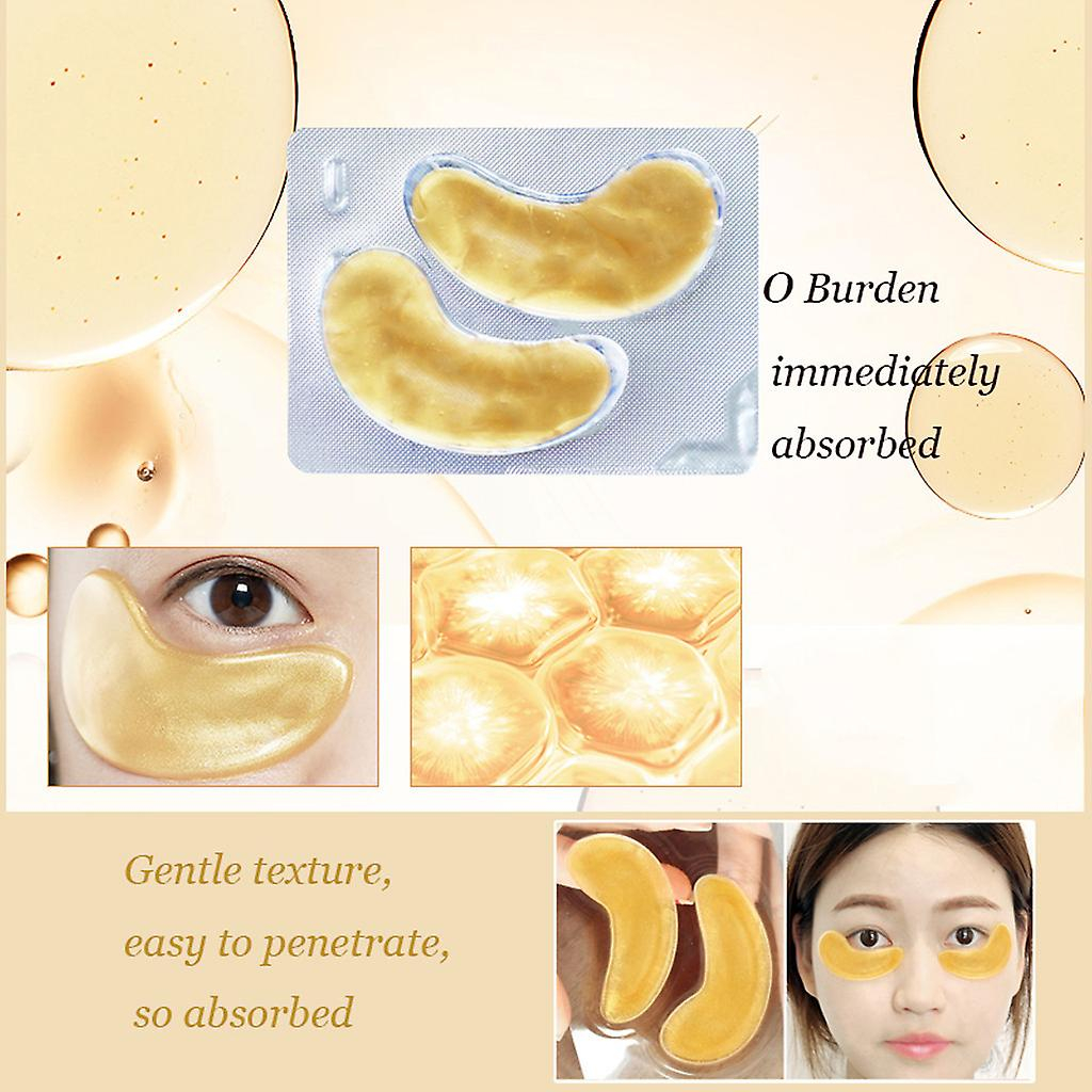 Foto 5 pulgar | Mascarilla De Ojos Huoguo Crystal Gold Colágeno Antiojeras 9 G - Venta Internacional.