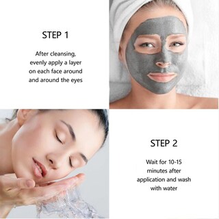 Foto 3 | Mascarilla Hidratante De Barro Volcánico Mascarilla Limpiadora Huoguo 110 G - Venta Internacional.