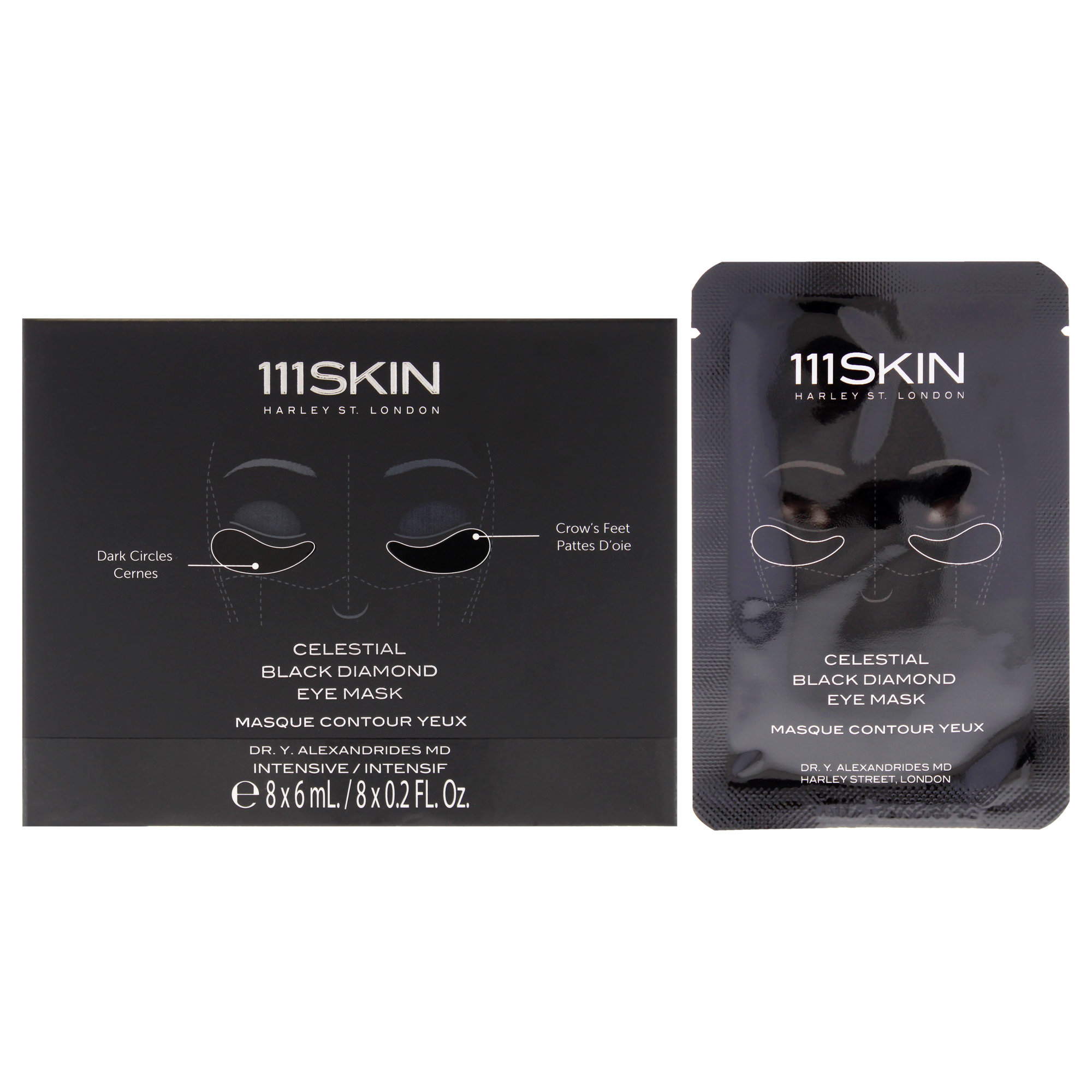 Foto 1 | Máscara De Ojos 111skin Celestial Black Diamond Unisex  8 Piezas - Venta Internacional.