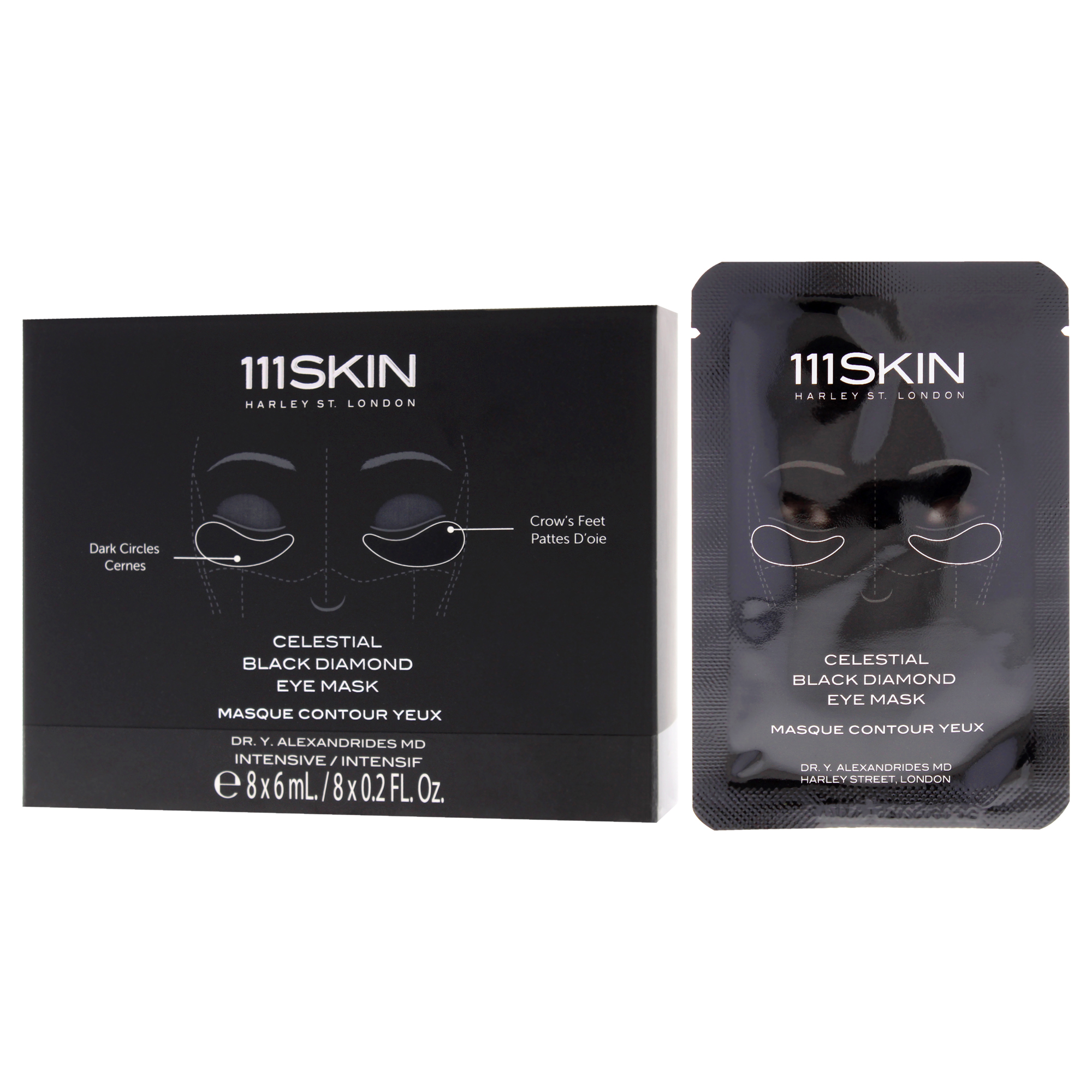 Foto 5 pulgar | Máscara De Ojos 111skin Celestial Black Diamond Unisex  8 Piezas - Venta Internacional.