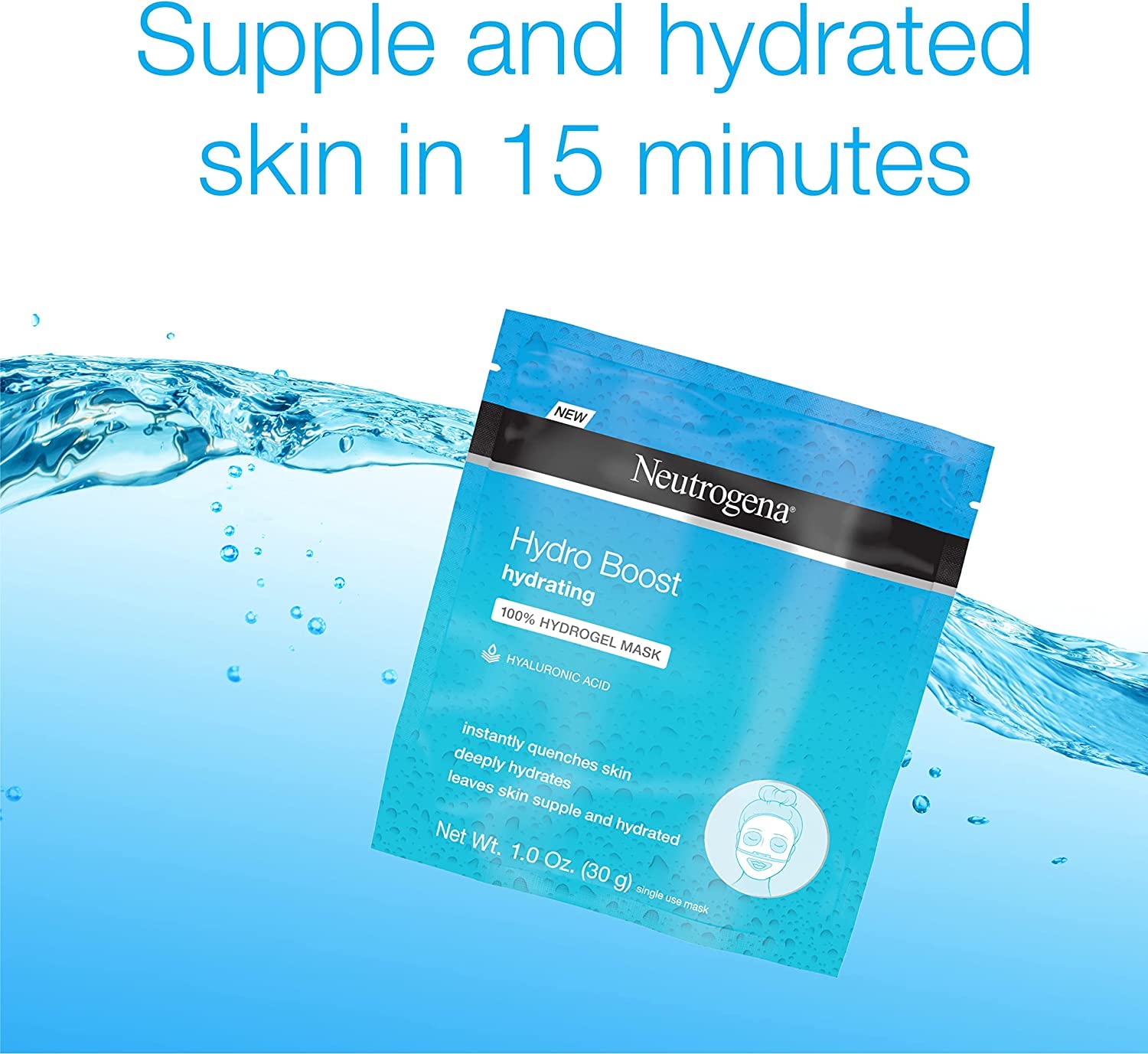 Foto 5 pulgar | Mascarilla Hidratante De Hidrogel Neutrogena Hydro Boost 30 Ml (paquete De 10) - Venta Internacional.