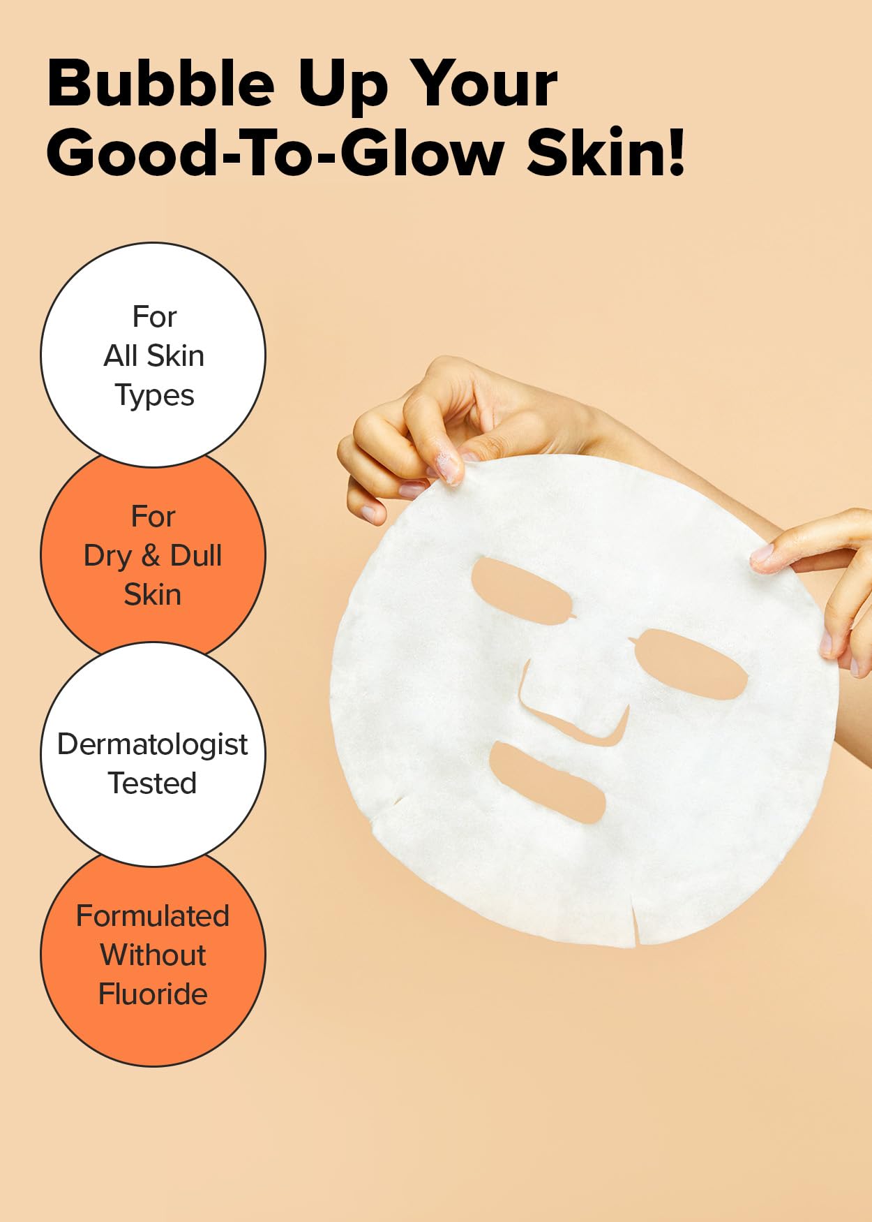 Foto 5 pulgar | Mascarilla I Dew Care Glow Up Bubbles Con Vitamina C  5 Hojas - Venta Internacional.