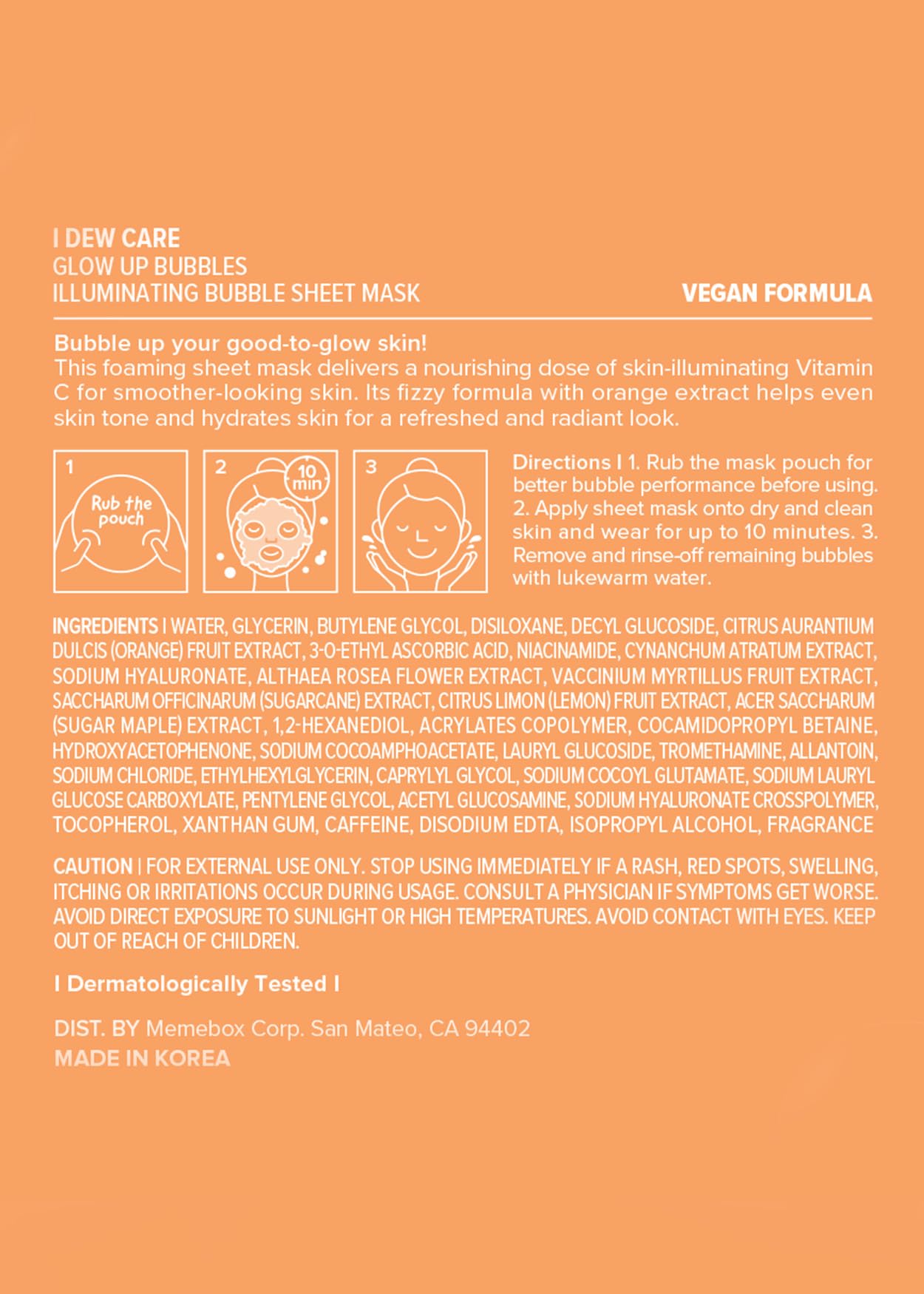 Foto 8 pulgar | Mascarilla I Dew Care Glow Up Bubbles Con Vitamina C  5 Hojas - Venta Internacional.