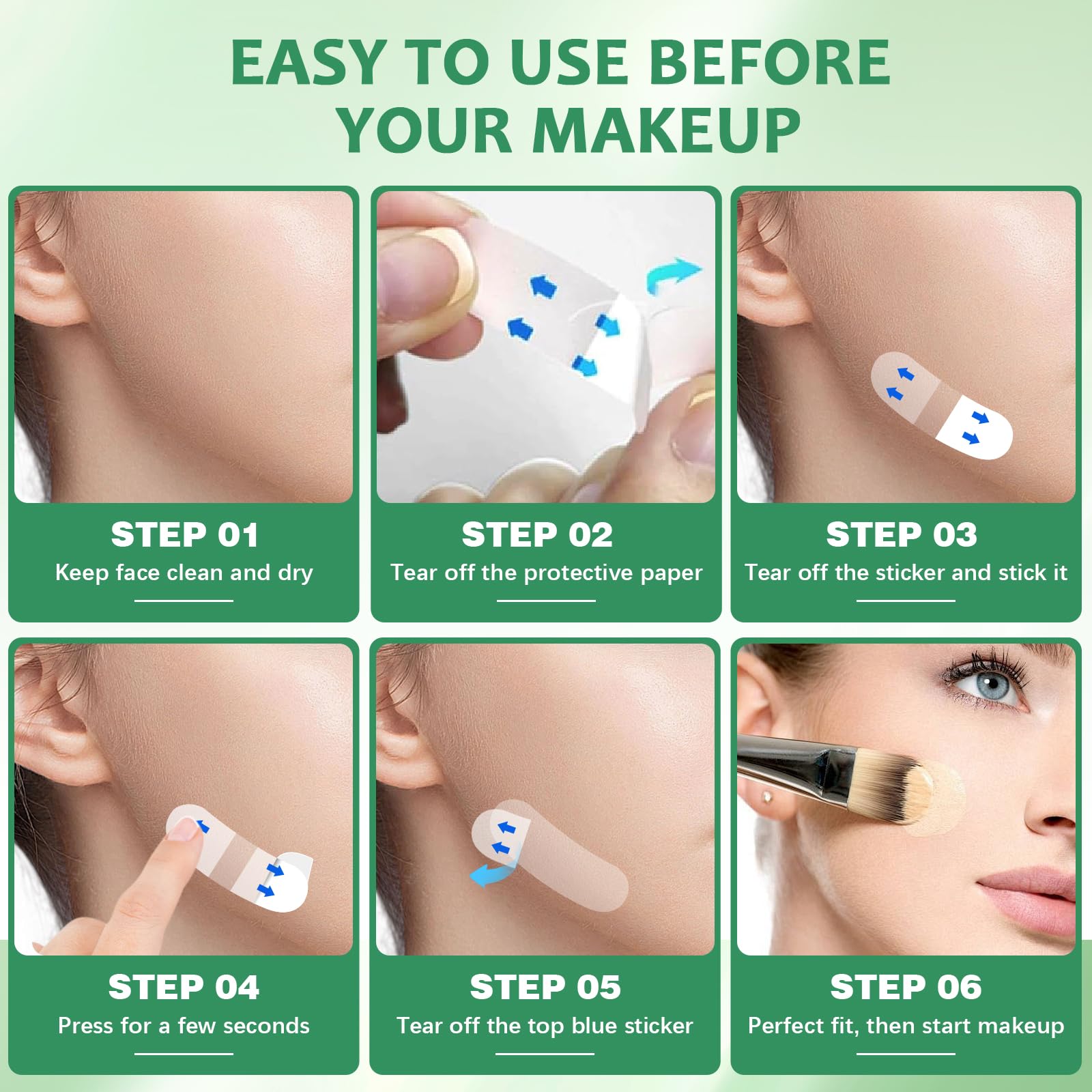 Foto 5 pulgar | Cinta De Estiramiento Facial Nbf  160 Unidades  Invisible  Impermeable  Con Cuerda - Venta Internacional.