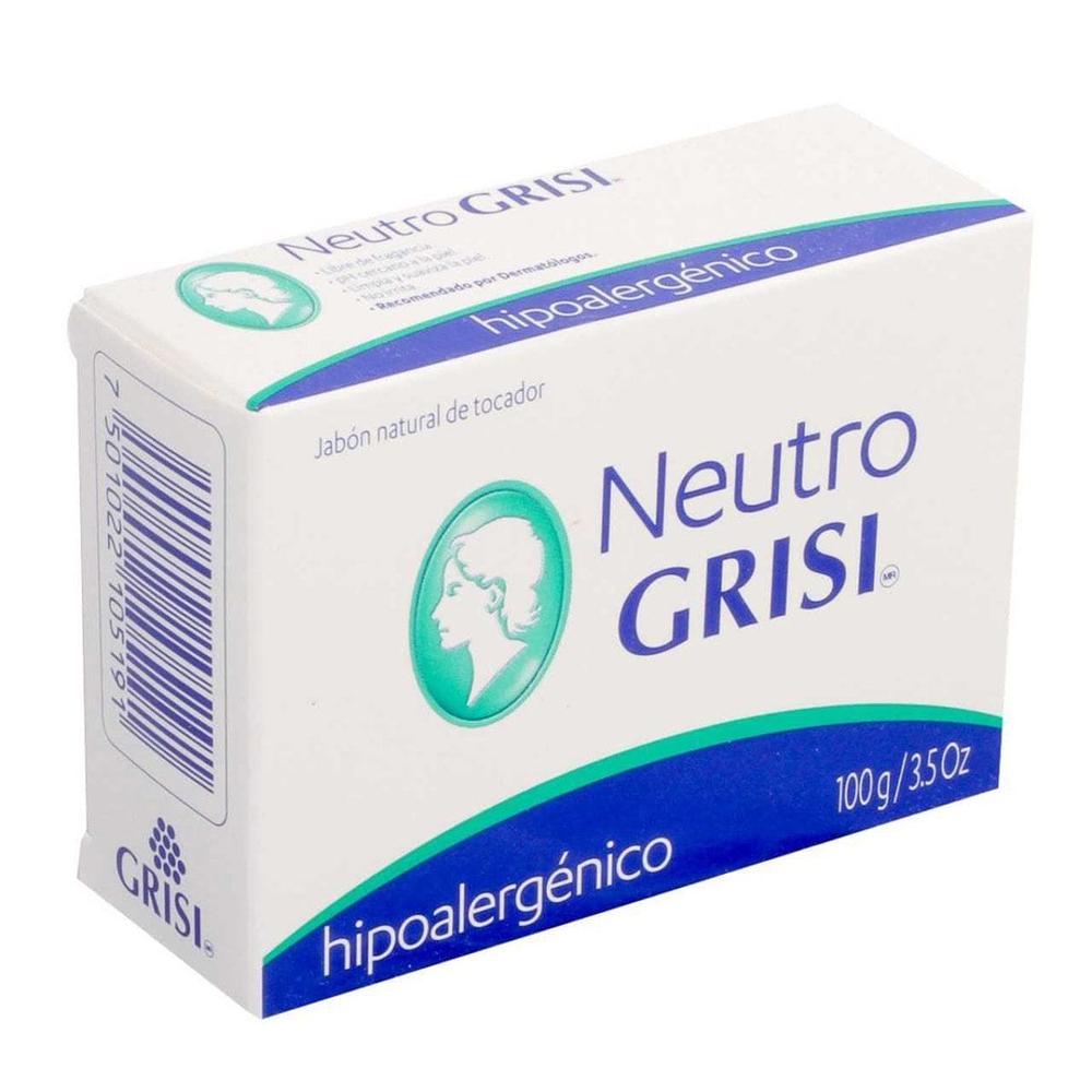 Jabón Natural Neutro Grisi Hipoalargénico 100 g