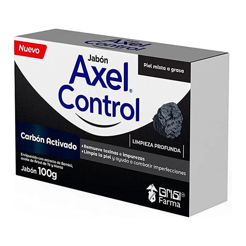 Foto 3 pulgar | Jabón Axel Control Carbón Activado 100 Gr