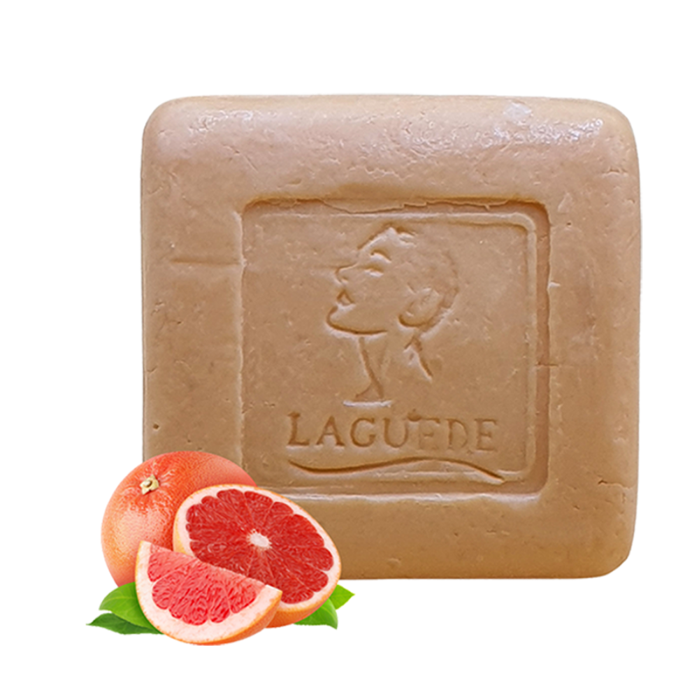 Jabón Natural de Toronja Laguede Anti-celulitis 4 piezas 90g c/u