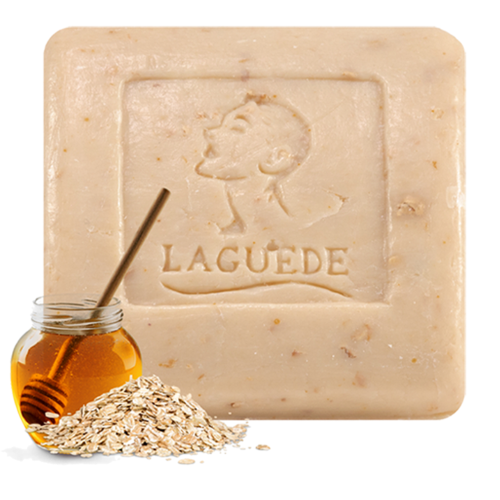 Jabón Exfoliante Laguede Avena y Miel Natural 90G C/U 4 Unidades