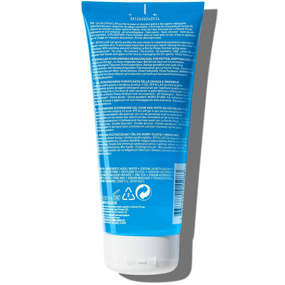 Foto 3 pulgar | Gel Espumoso Purificante La Roche Posay Effaclar para Piel Grasa Sensible 200 Ml