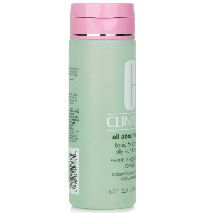 Foto 3 pulgar | Jabón Facial Líquido Clinique All About Clean Grass Skin 200 Ml - Venta Internacional.