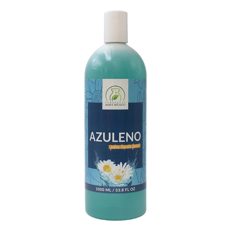 Jabón de Azuleno Facial Antibacteriano Productos Mart México Suaviza 1 l