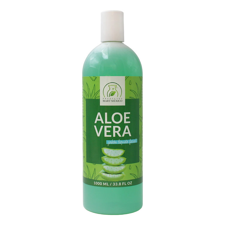 Foto 1 | Jabón Liquido de Aloe Vera Facial  Refresca Productos Mart México Hidrata 1 l