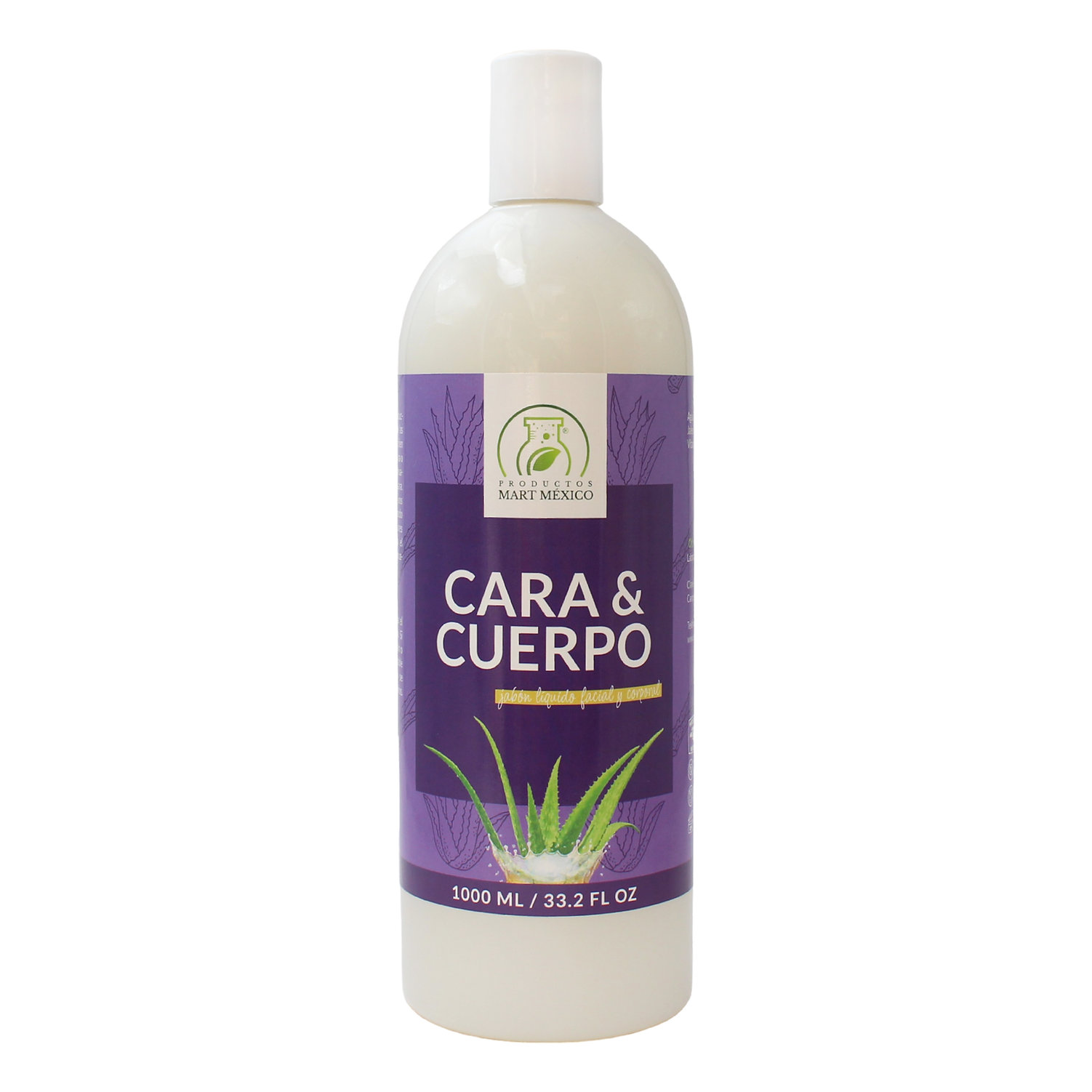 Shampoo Facial & Corporal Hidratante Productos Mart México Nutritivo 1 l