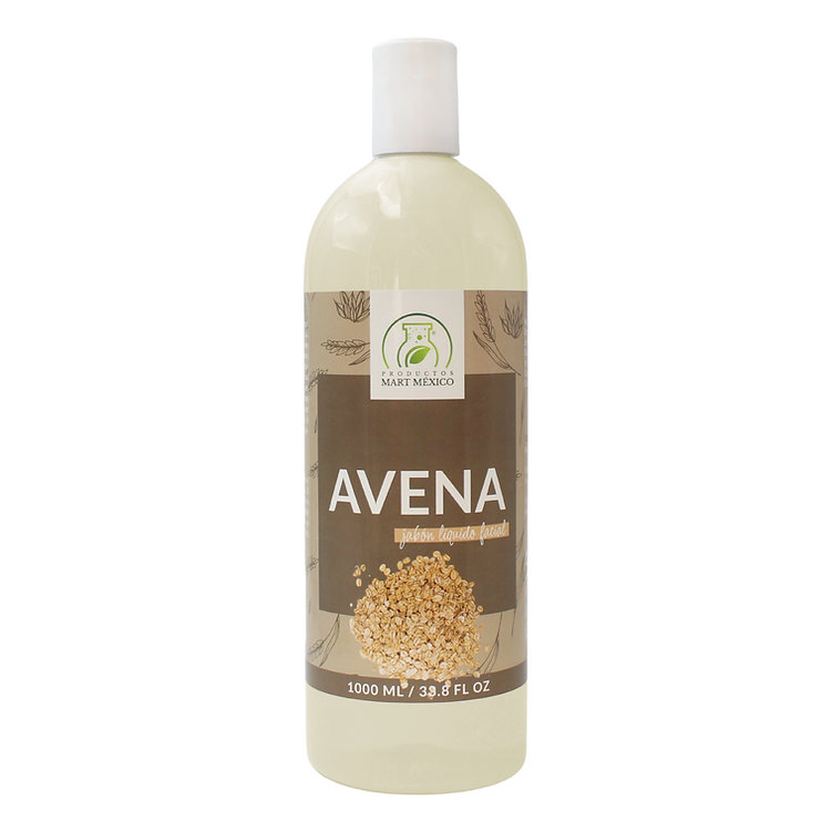 Jabón Liquido de Avena Facial Regenerador Productos Mart México Restaura 1 l