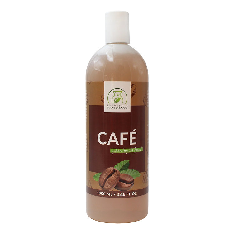 Jabón de Café Facial Antiinflamatorio Productos Mart México Hidrata 1 l