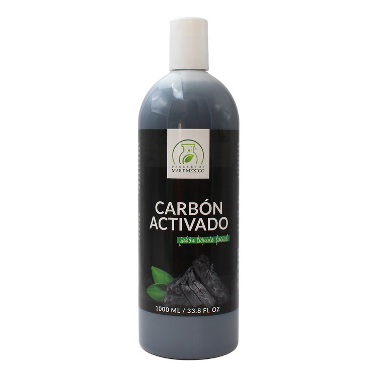 Jabón Liquido de Carbón Activado Facial Antioxidante Productos Mart México 1 l