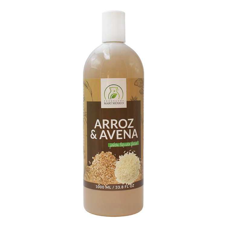 Jabón Liquido Arroz & Avena Tonificante Ligero Productos Mart México 1 l