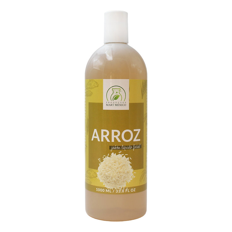 Jabón Liquido de Arroz Facial Productos Mart México Luminosidad Suaviza 1 l