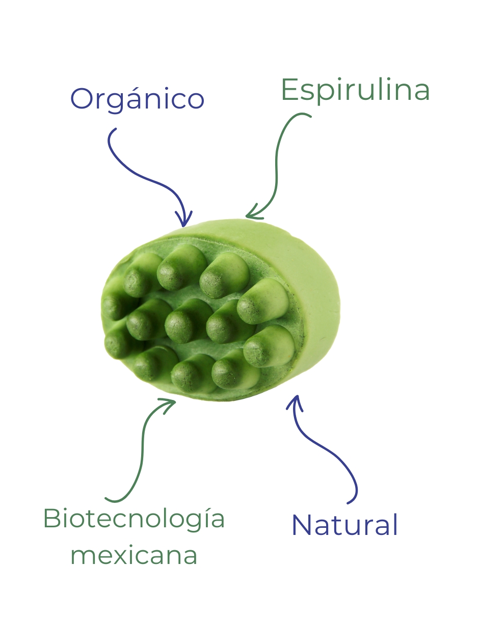 Foto 3 pulgar | Jabón Facial Hadosbiotec 100 G Ingredientes Naturales Y Orgánicos A Base De Espirulina