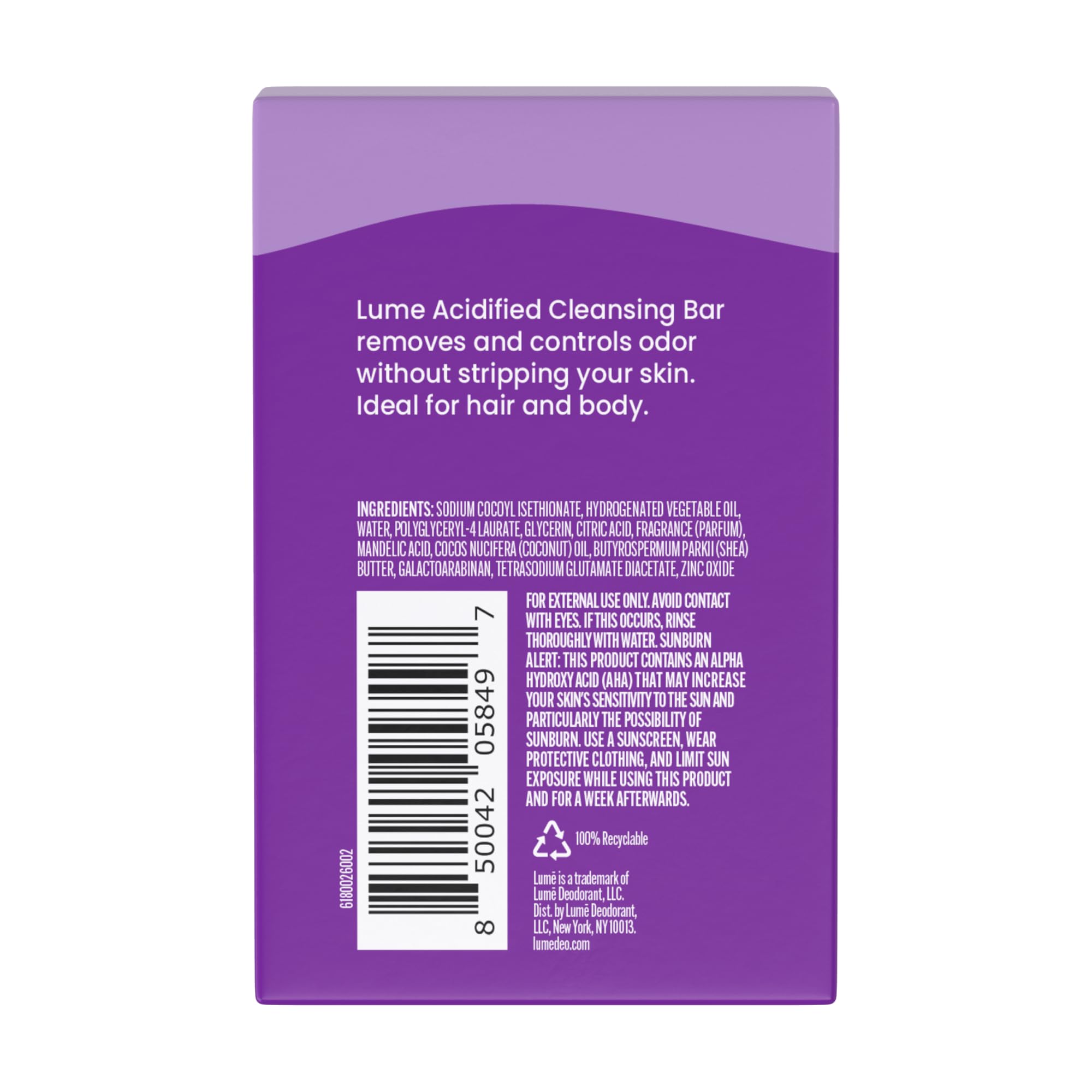 Foto 7 pulgar | Barra Limpiadora Lume Acidificada, 24 Horas, Antiolor, 150 Ml, Lavanda - Venta Internacional.