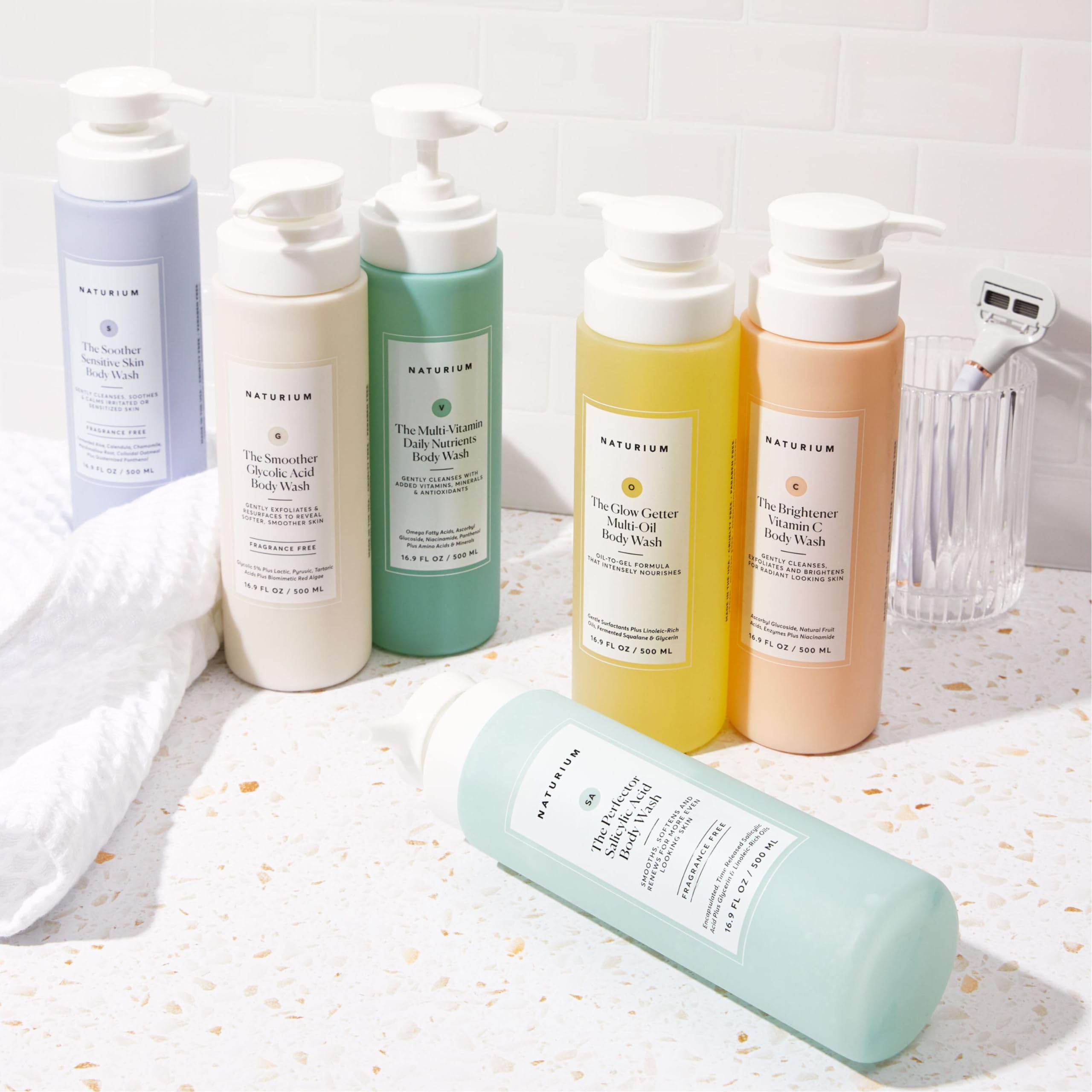 Foto 7 pulgar | Gel De Baño Naturium The Glow Getter Multi-oil 500 Ml - Venta Internacional.