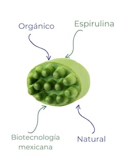 Foto 3 | Jabón Facial Hadosbiotec Pack 3 Piezas 100 G C/u Ingredientes Naturales Y Orgánicos A Base De Espirulina