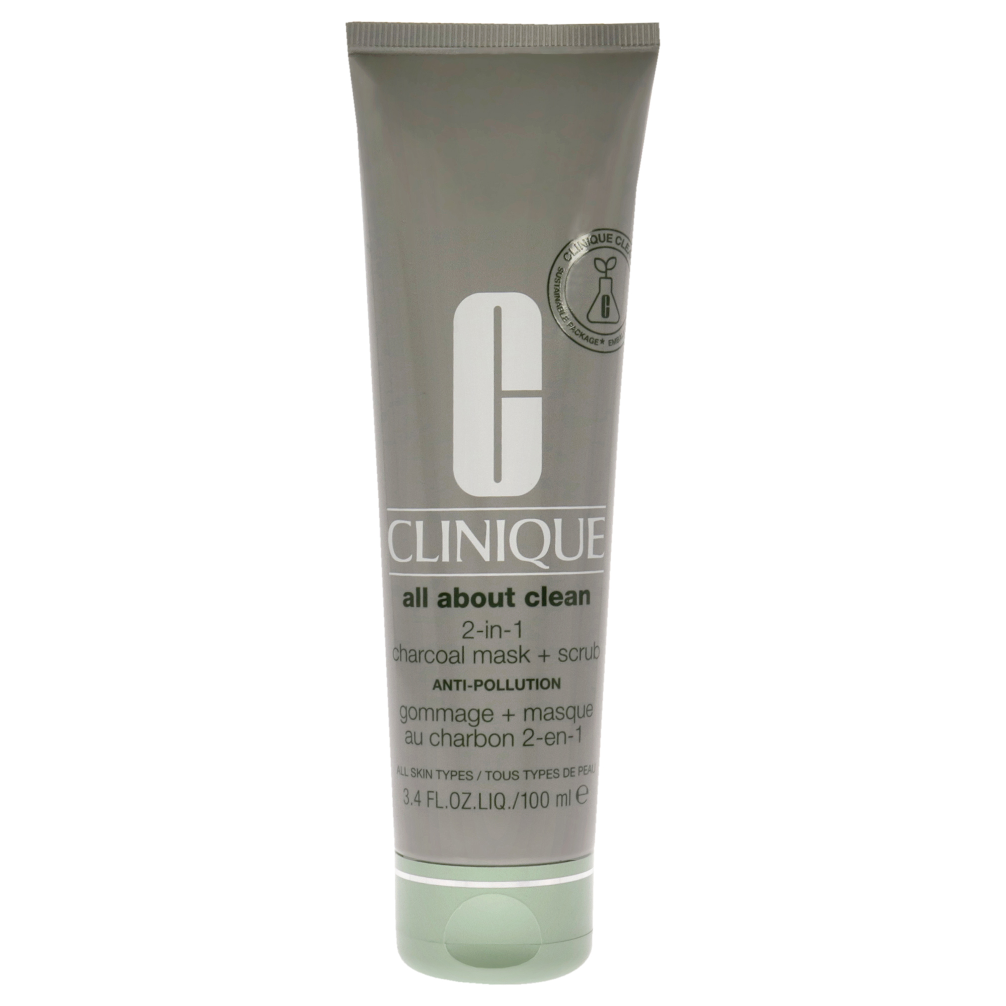 Foto 2 pulgar | Mascarilla Facial Y Exfoliante Clinique All About Clean Plus 100 Ml - Venta Internacional.
