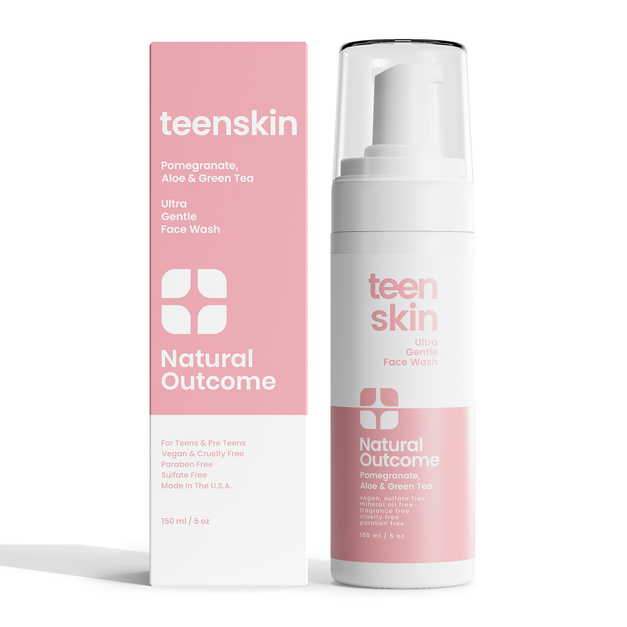 Foto 2 pulgar | Jabón Facial Natural Outcome Teen Skin Ultrasuave, 150 Ml - Venta Internacional.