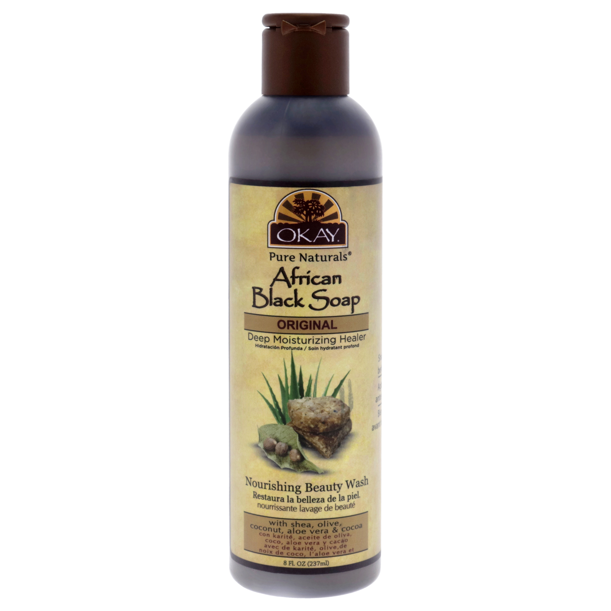 Foto 1 | Jabón Líquido Okay African Black 240 Ml Unisex - Venta Internacional.