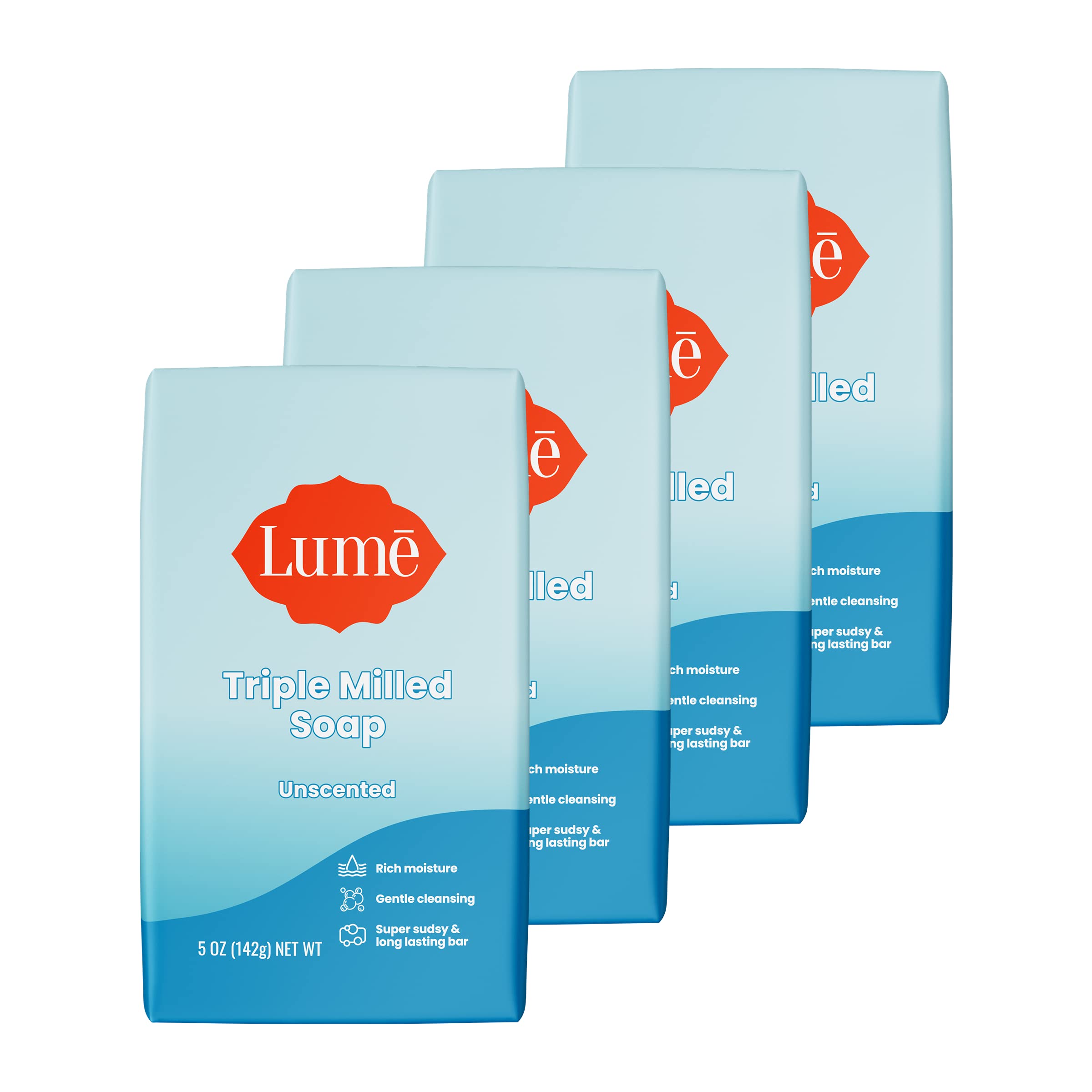 Foto 1 | Soap Lume Rich Moisture & Gentle Cleansing, 150 Ml, Paquete De 4 - Venta Internacional.
