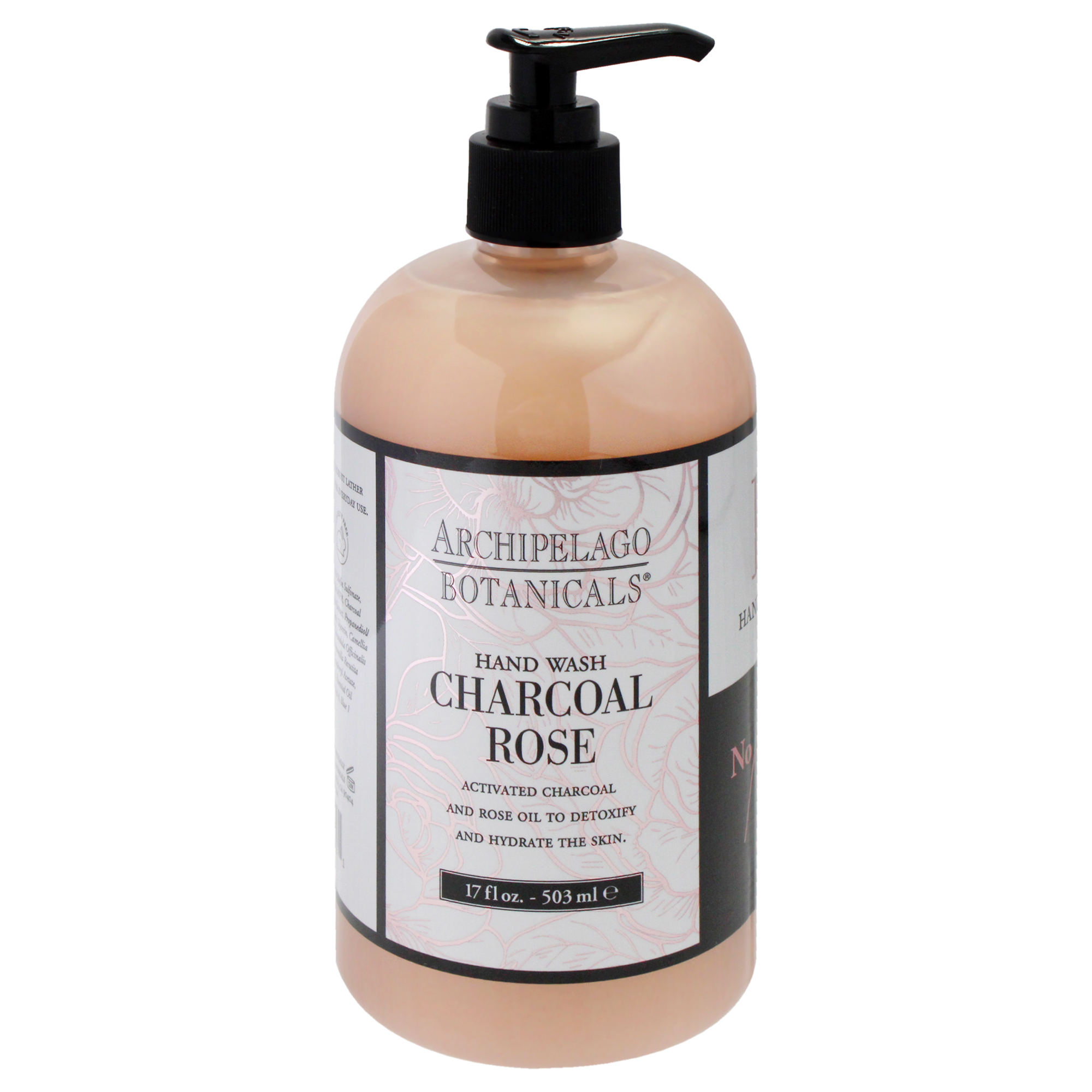Foto 2 pulgar | Limpiador A Mano Archipelago Botanicals Charcoal Rose, 500 Ml, Unisex - Venta Internacional.