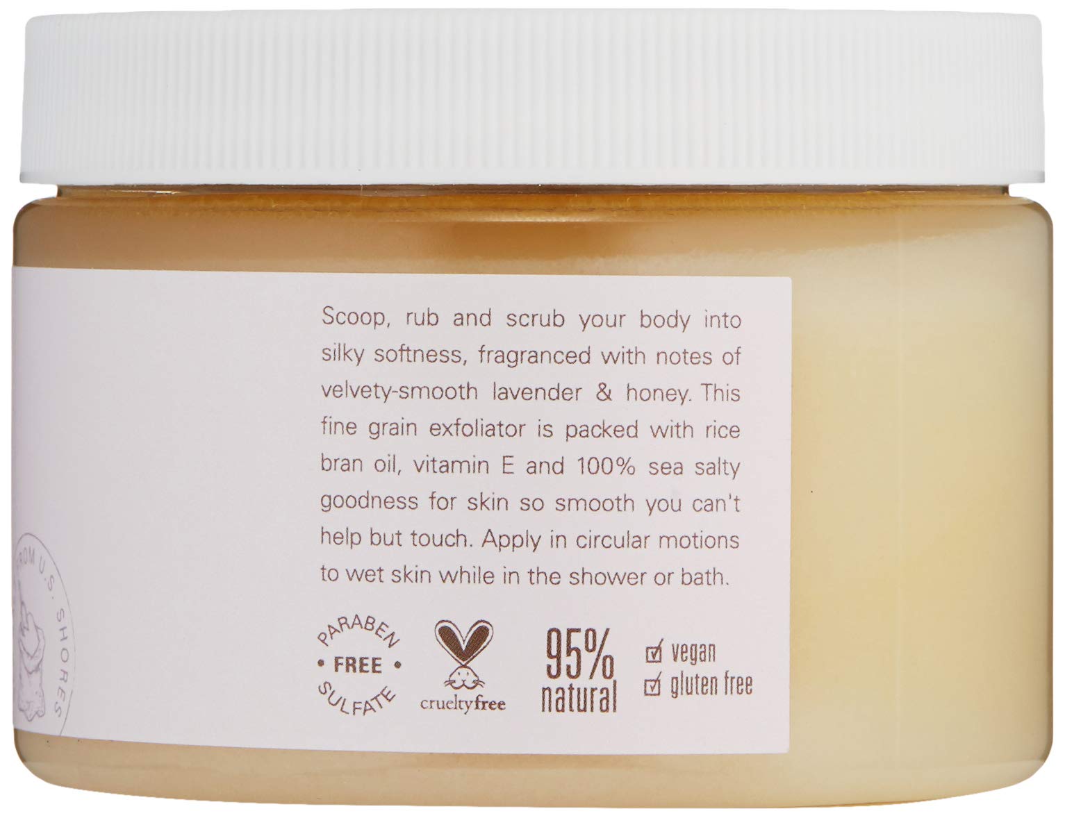 Foto 3 pulgar | Exfoliante De Sal Farmhouse Fresh Miel Y Lavanda 400 Ml - Venta Internacional.