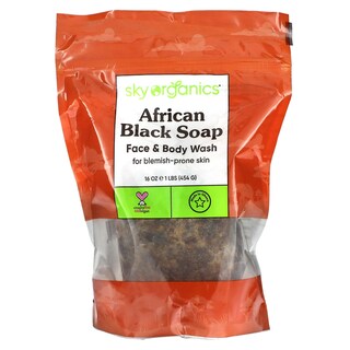 Foto 1 | Jabón Facial Y Corporal Soap Sky Organics African Black, 454 Ml - Venta Internacional.