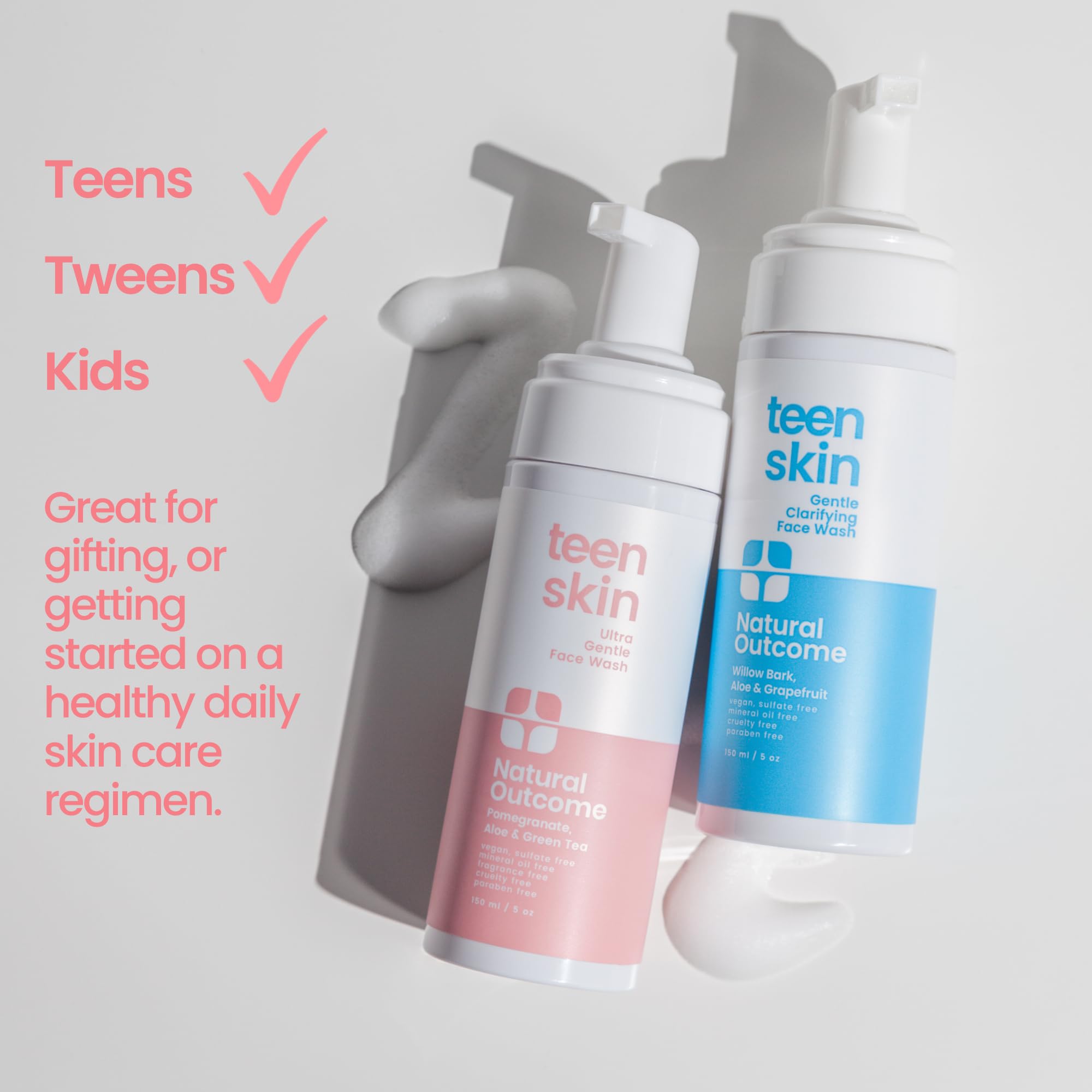 Foto 4 pulgar | Jabón Facial Natural Outcome Teen Skin Duo 150 Ml (5 Oz) X 2 - Venta Internacional.