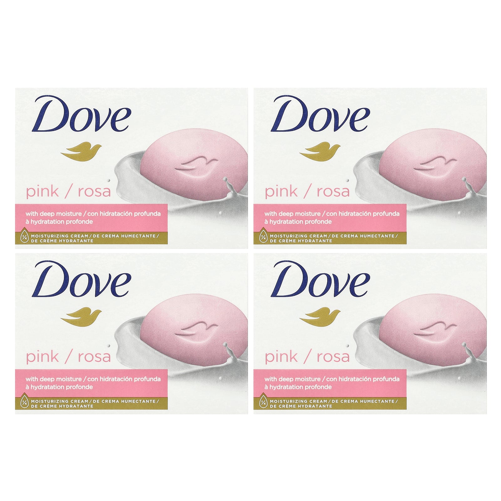 Foto 2 pulgar | Barra De Belleza Soap Dove Con Hidratación Profunda  4 Barras  106 G - Venta Internacional.