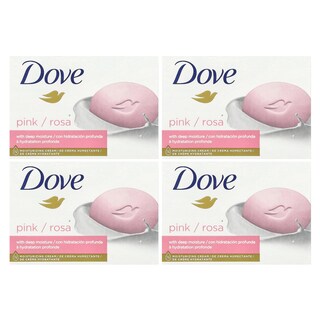Foto 1 | Barra De Belleza Soap Dove Con Hidratación Profunda 4 Barras 106 G - Venta Internacional.