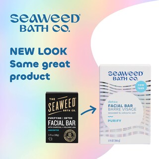 Foto 2 | Jabón Facial En Barra Seaweed Bath Co. Purify Detox 110 Ml - Venta Internacional.