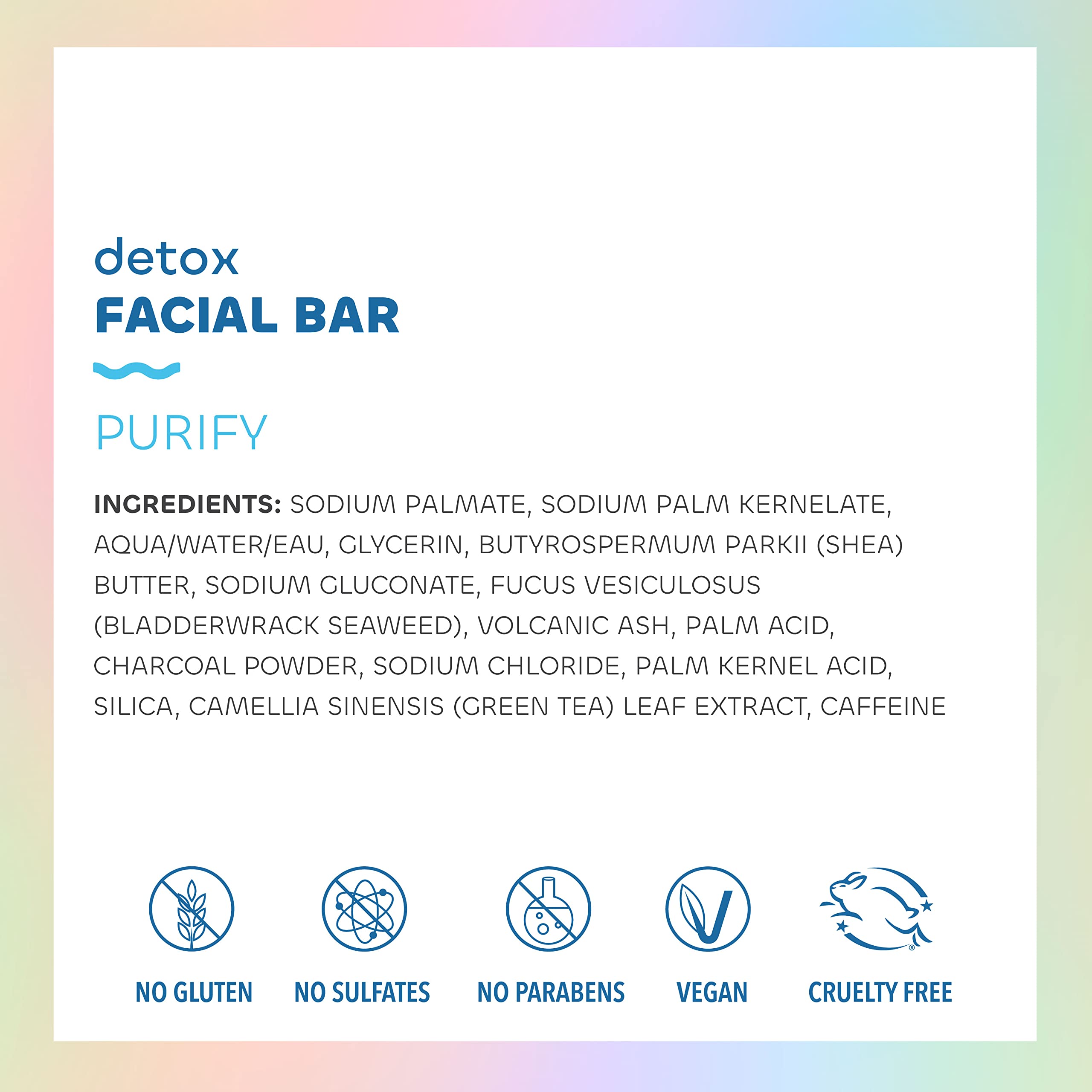 Foto 4 pulgar | Jabón Facial En Barra Seaweed Bath Co. Purify Detox 110 Ml - Venta Internacional.