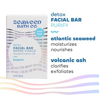 Foto 5 | Jabón Facial En Barra Seaweed Bath Co. Purify Detox 110 Ml - Venta Internacional.