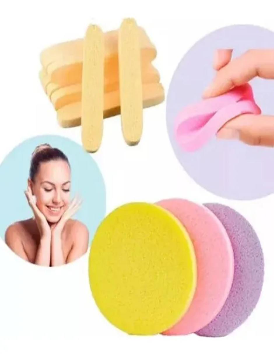 Foto 4 pulgar | Esponja Facial Comprimida 10 Paquetes + Termo de Agua de Regalo Güish